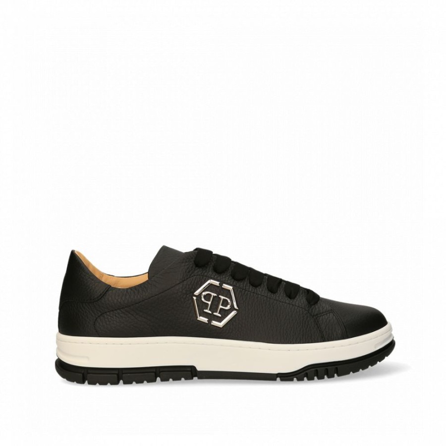 Homme Philipp Plein Sneakers | Sneakers Lo-Top Hexagon Philipp Plein