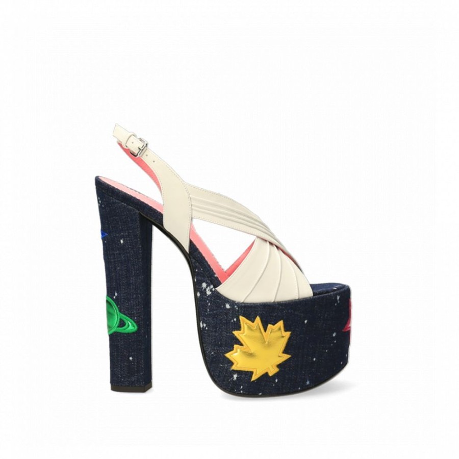 Femme Dsquared2 Sandales | Sandale Plateforme Evening Dsquared2