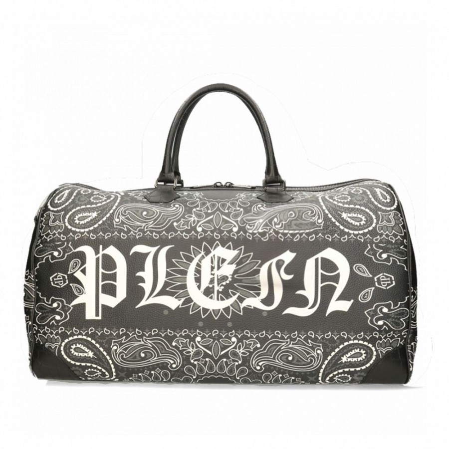 Homme Philipp Plein Cabas | Sac De Voyage Paisley Philipp Plein