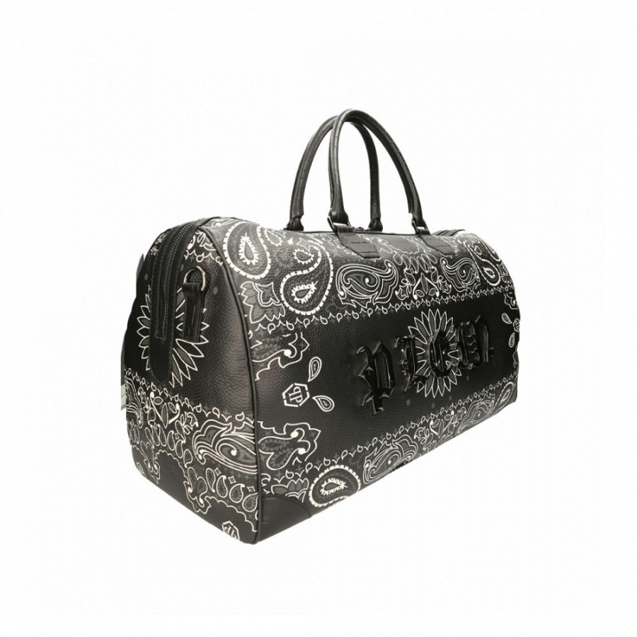 Homme Philipp Plein Cabas | Sac De Voyage Paisley Philipp Plein