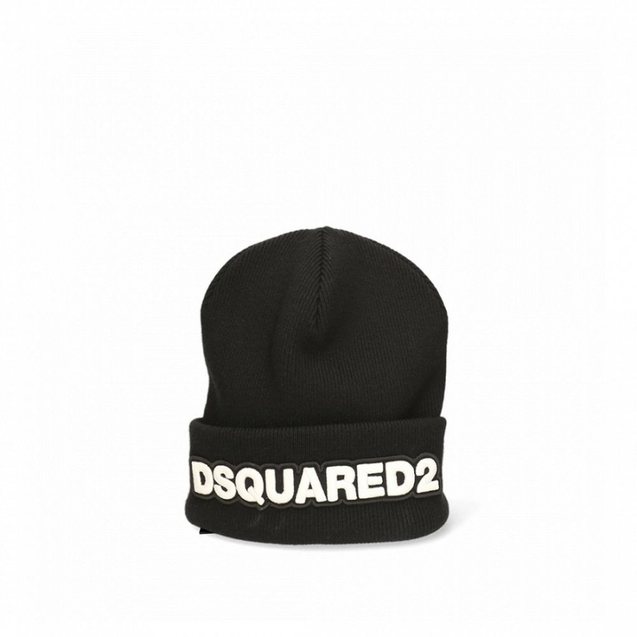 Homme Dsquared2 Casquette | Bonnet Logo Dsquared2