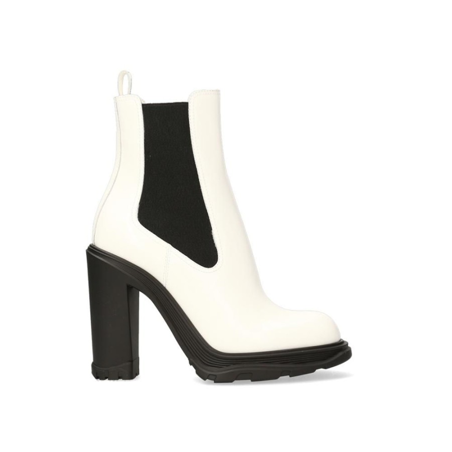 Femme Alexander McQueen Bottines | Bottine A Talon Tread Chelsea Alexander Mcqueen