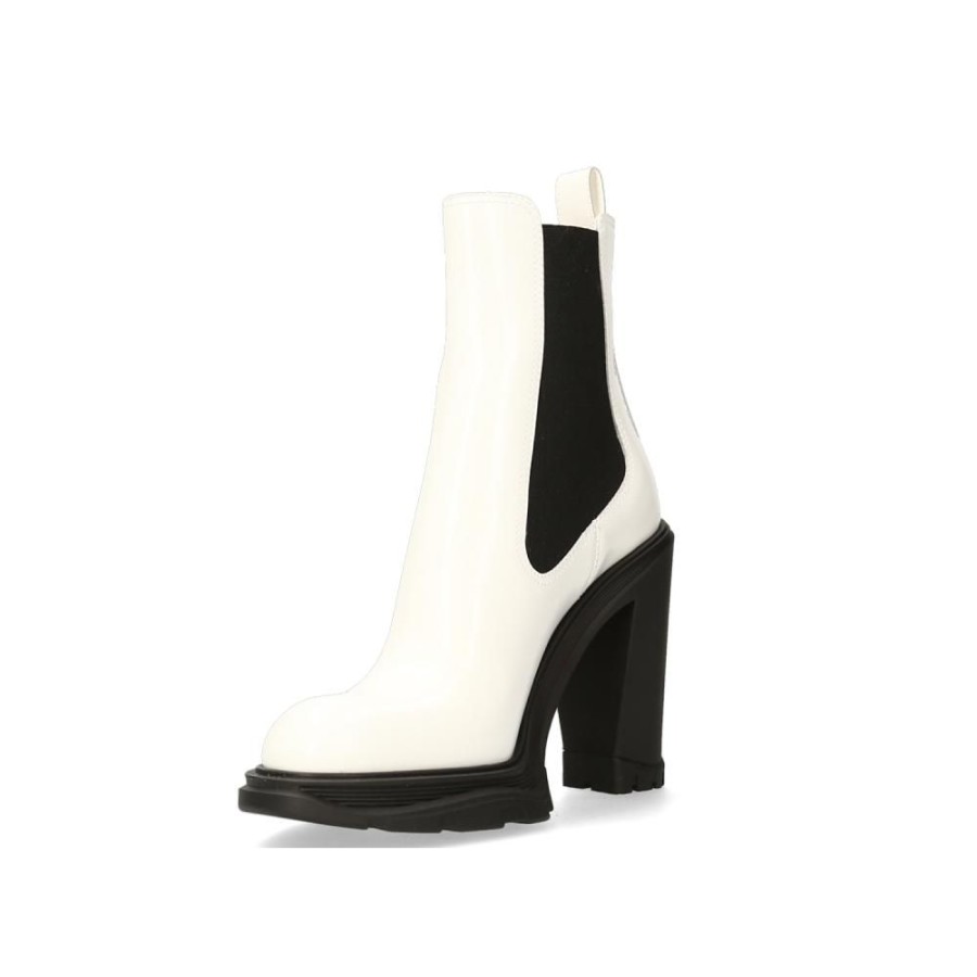 Femme Alexander McQueen Bottines | Bottine A Talon Tread Chelsea Alexander Mcqueen