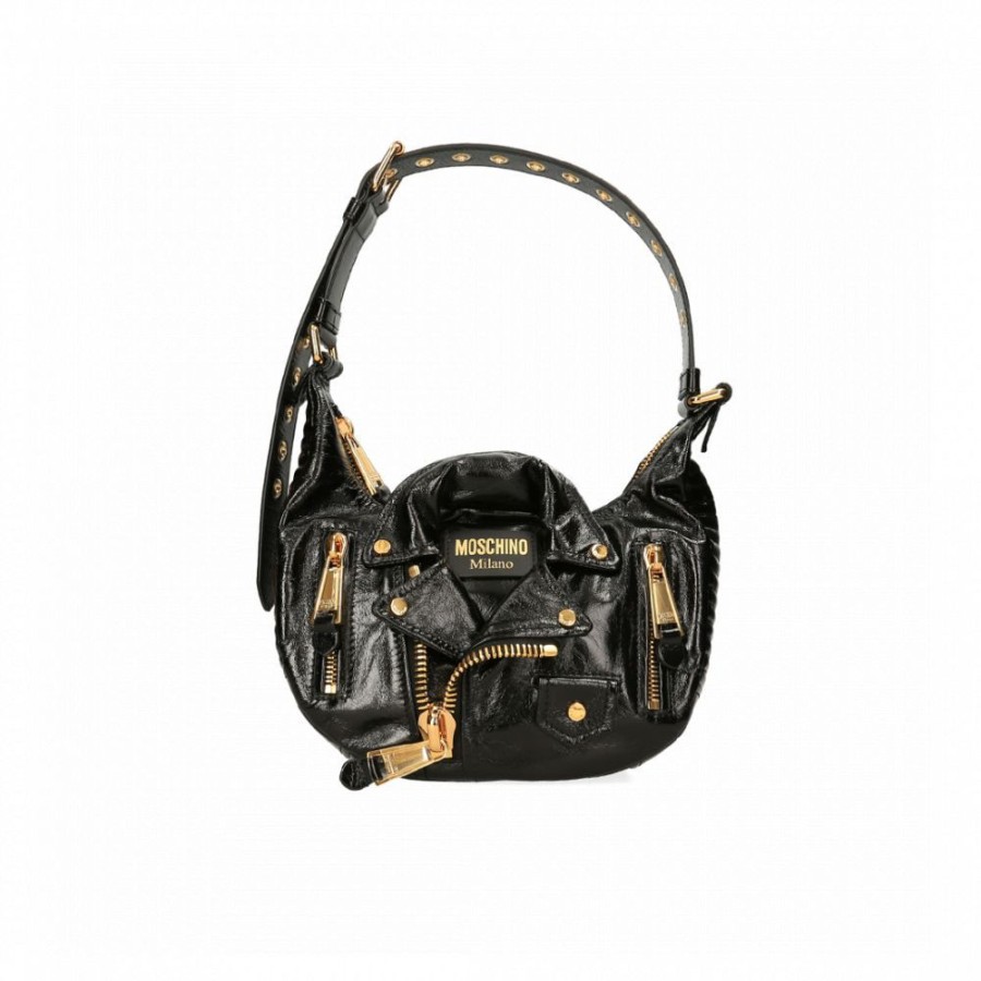 Femme Moschino Sacs Epaule | Sac Biker Moschino