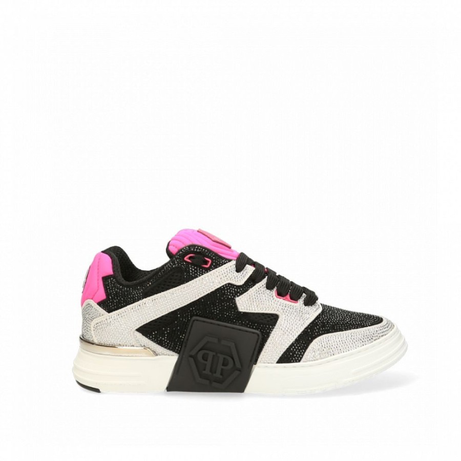 Homme Philipp Plein Sneakers | Sneakers Lo-Top Phantom $Treet Philipp Plein