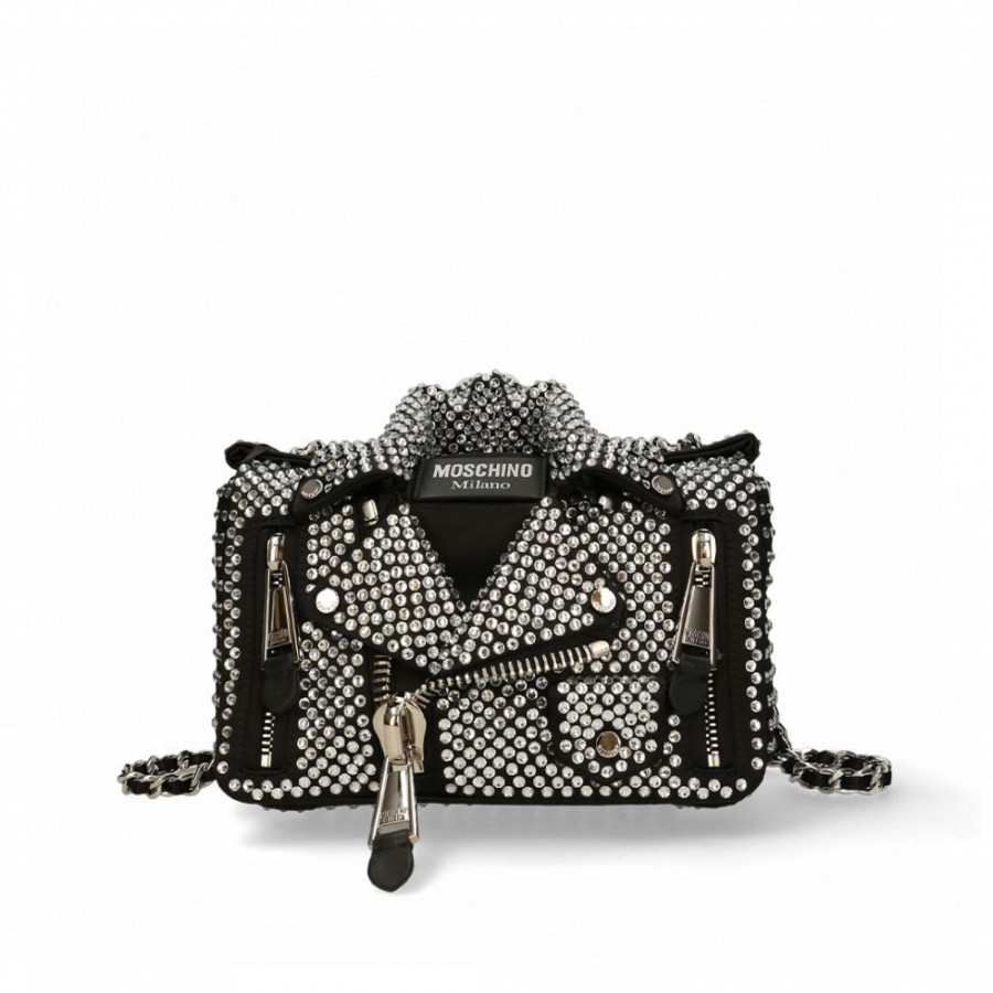 Femme Moschino Sacs Epaule | Sac Biker Moschino