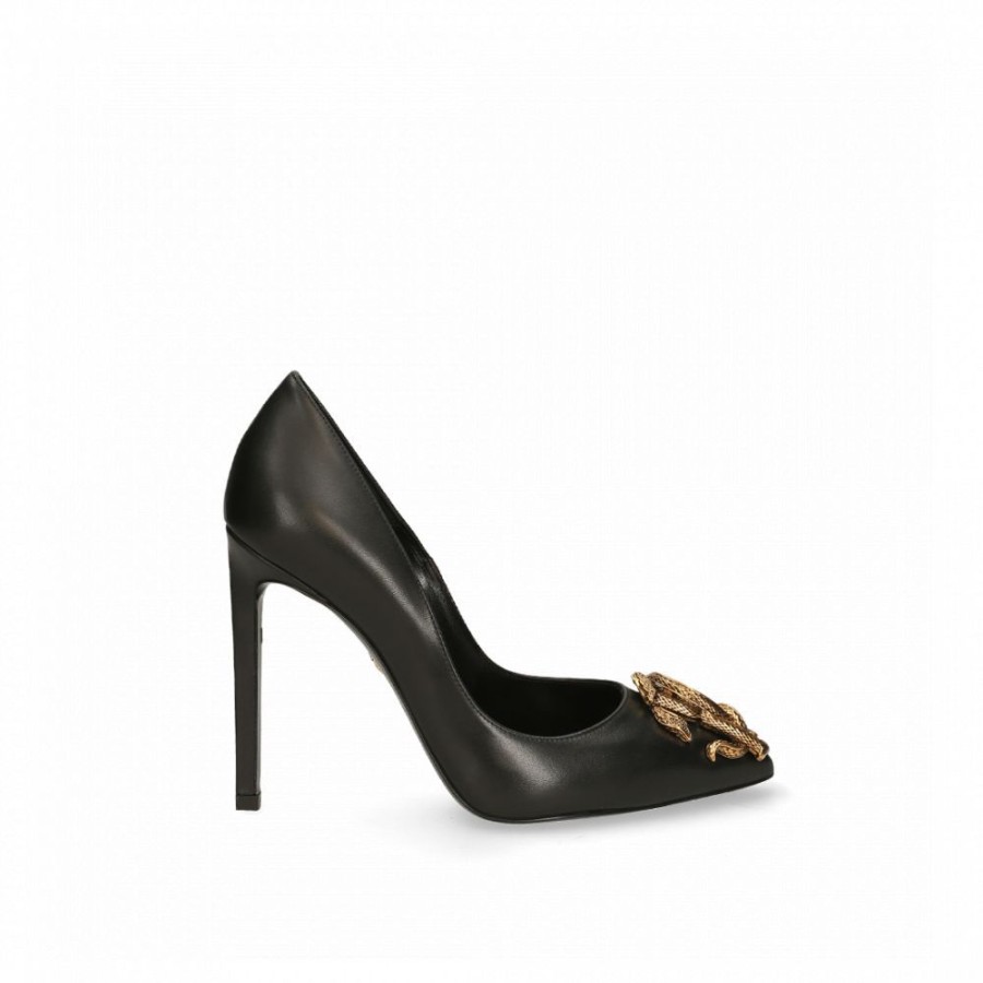 Femme Roberto Cavalli Escarpins | Escarpin Mirror Snake Roberto Cavalli