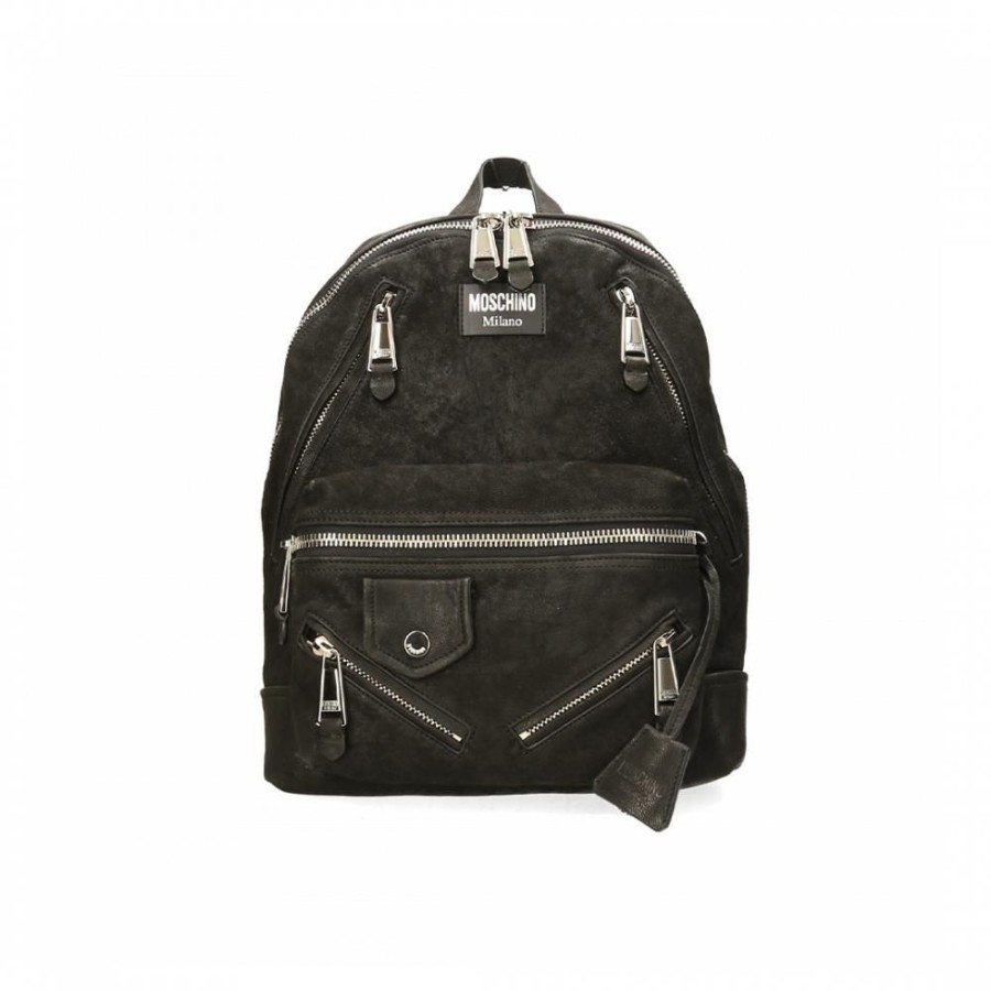 Homme Moschino Sac A Dos | Sac A Dos Biker Moschino