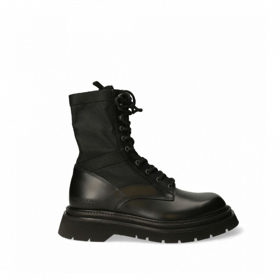 Homme Dsquared2 Bottines | Bottine Combat Urban Dsquared2