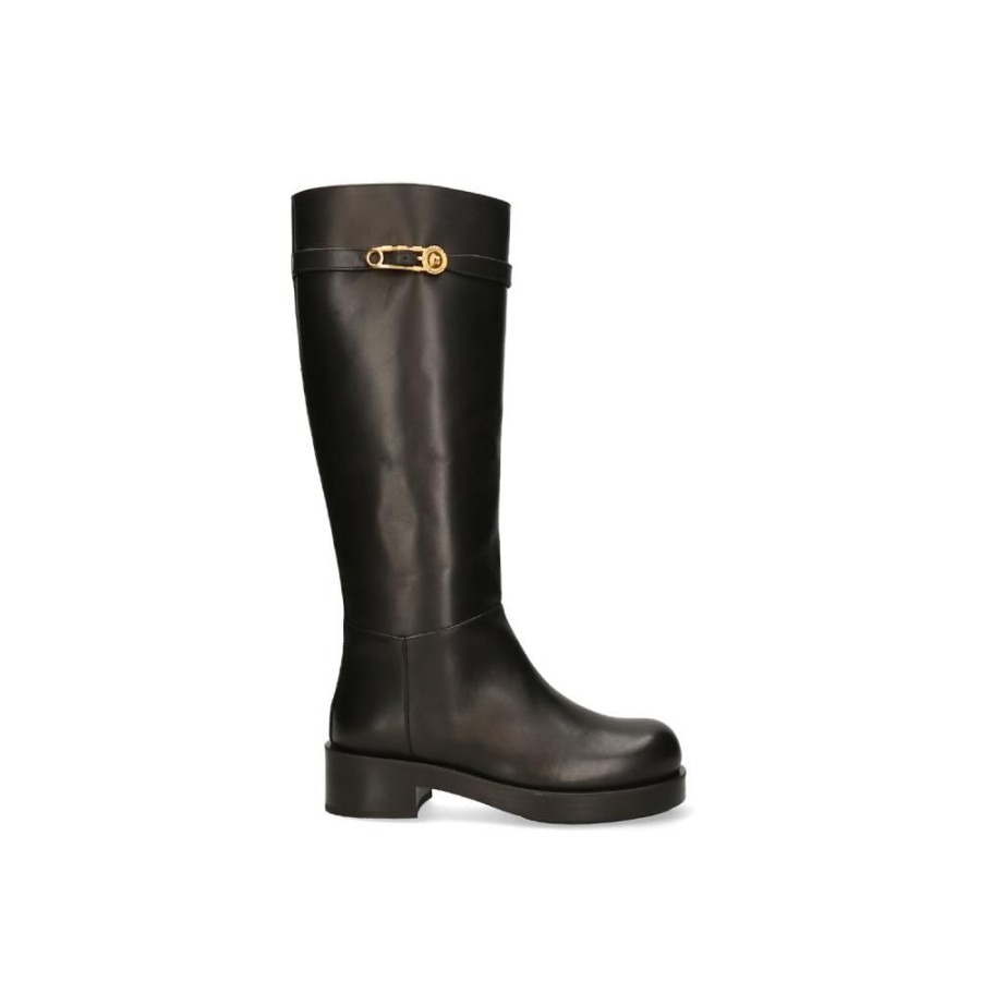 Femme Versace Bottes | Botte Safety Pin Versace